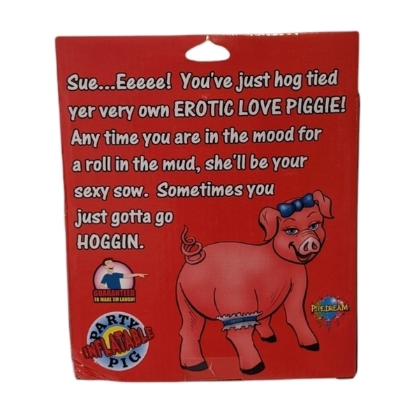 Nwt Erotic Love Piggie inflatable pig / XXX adult - Picture 4 of 6